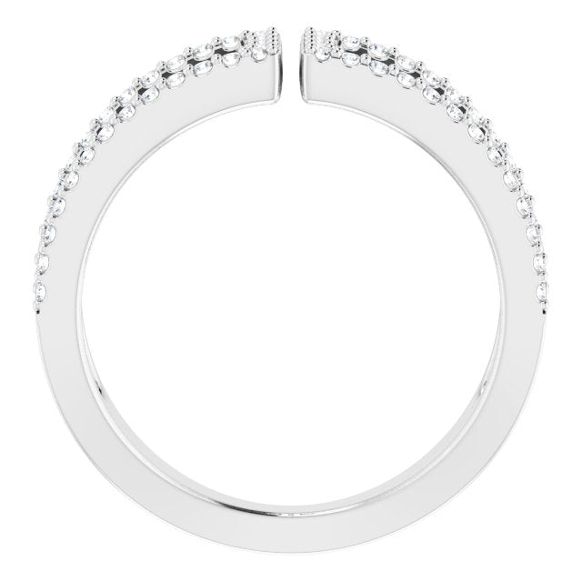 14K White 1/3 CTW Diamond Ring