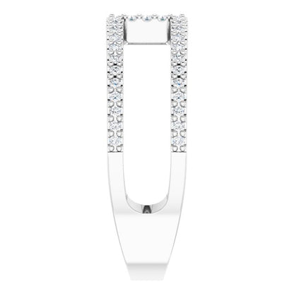 14K White 1/3 CTW Diamond Ring