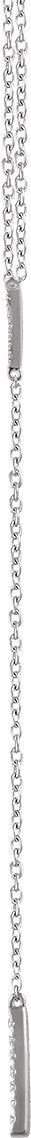 14K White 1/6 CTW Diamond Triangle & Bar Y 16-18 Necklace