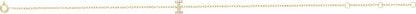 14K Yellow .05 CTW Diamond Initial I 6-7 Bracelet