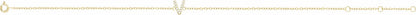 14K Yellow .05 CTW Diamond Initial V 6-7 Bracelet