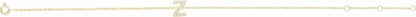 14K Yellow .06 CTW Diamond Initial Z 6-7 Bracelet
