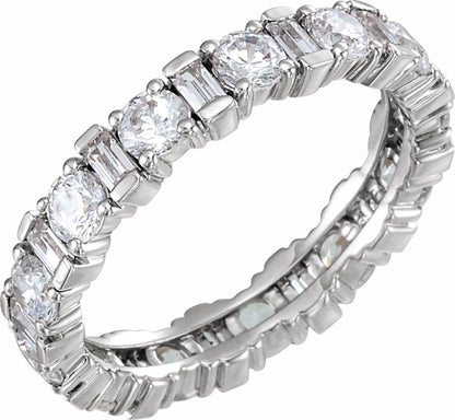 14K White 2 1/6 CTW Diamond Eternity Band