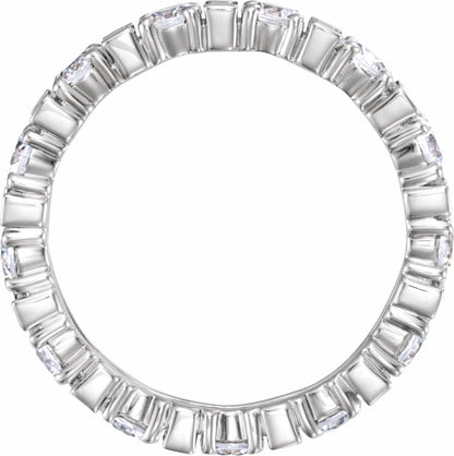 14K White 2 1/6 CTW Diamond Eternity Band
