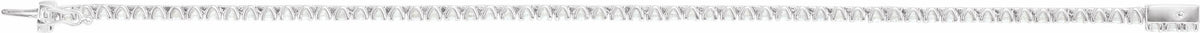 14K White 3 CTW Diamond Line 7 Bracelet