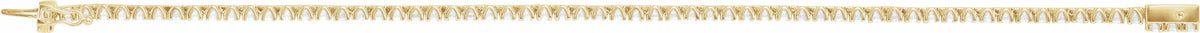 14K Yellow 3 CTW Diamond Line 7 Bracelet