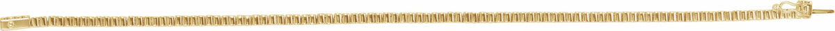 14K Yellow 1 CTW Diamond Line 7 Bracelet