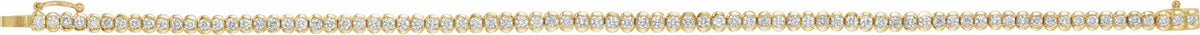 14K Yellow 2 CTW Diamond Line 7 Bracelet