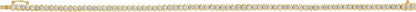 14K Yellow 2 CTW Diamond Line 7 Bracelet