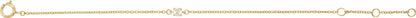 14K Yellow Cultured Freshwater Pearl Youth Birthstone 4 1/2-5 1/2 Bracelet