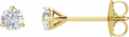 14K Yellow 1/2 CTW Diamond Stud Earrings