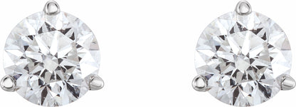 14K White 1/5 CTW Diamond Earrings