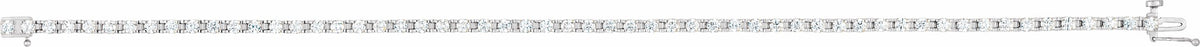14K White 2 1/4 CTW Diamond Line 7 1/4 Bracelet