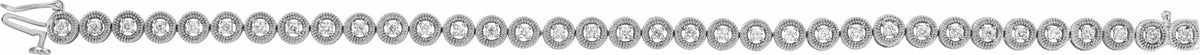 14K White 1 CTW Diamond 7 Bracelet