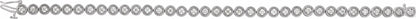 14K White 1 CTW Diamond 7 Bracelet