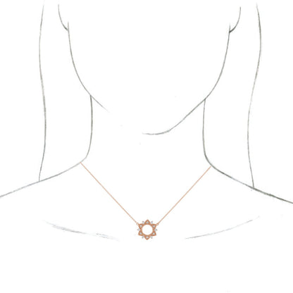 14K Rose 1/4 CTW Diamond Accented 18 Necklace