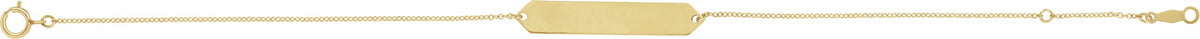 14K Yellow Geometric 7-8 Bracelet