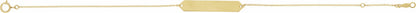 14K Yellow Geometric 7-8 Bracelet
