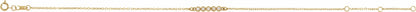 14K Yellow.07 CTW Diamond Bar 6 1/2-7 1/2 Bracelet