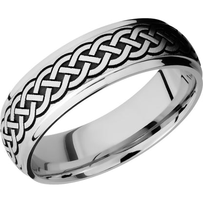 Lashbrook Cobalt Chrome 7mm Men's Wedding Band
