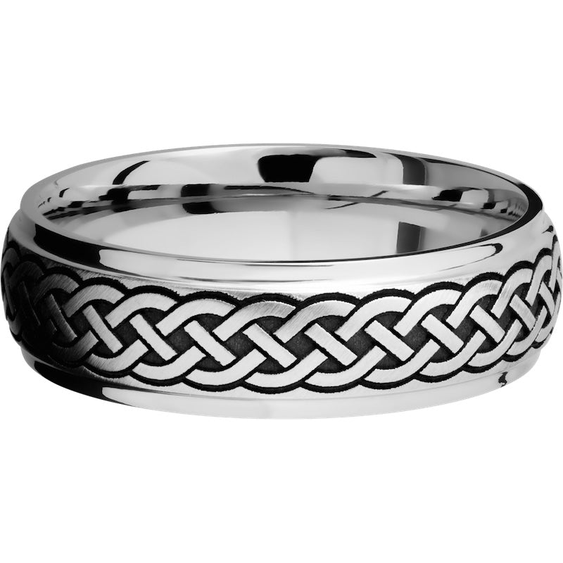 Lashbrook Cobalt Chrome 7mm Men's Wedding Band