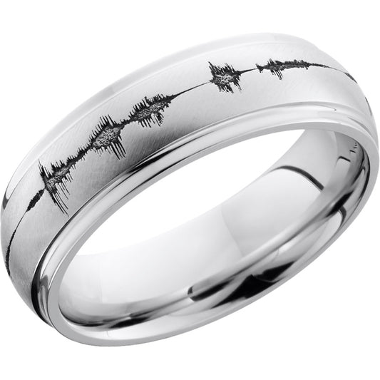 Lashbrook Cobalt Chrome 7mm Men's Wedding Band