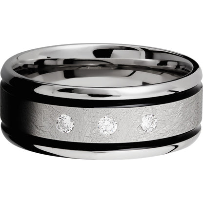 Lashbrook Cobalt Chrome 9mm Men's Wedding Band