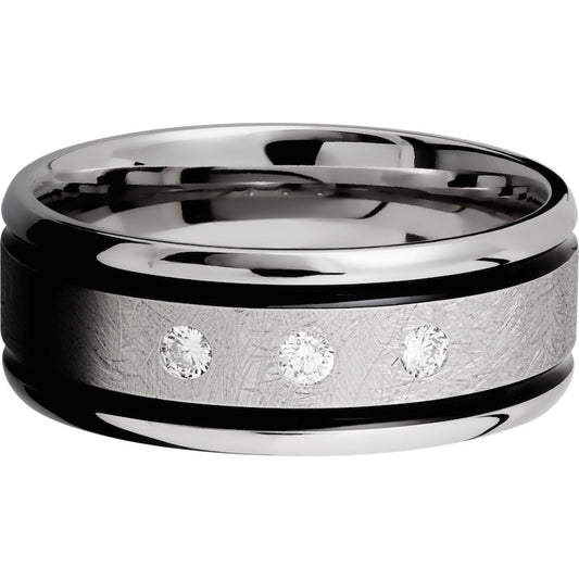 Lashbrook Cobalt Chrome 9mm Men's Wedding Band