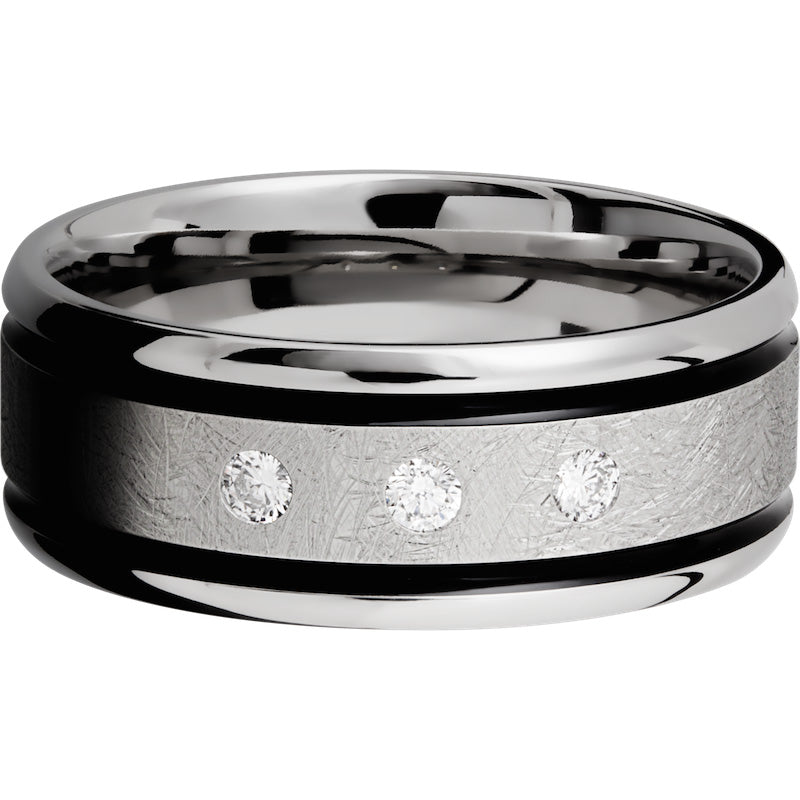 Lashbrook Cobalt Chrome 9mm Men's Wedding Band