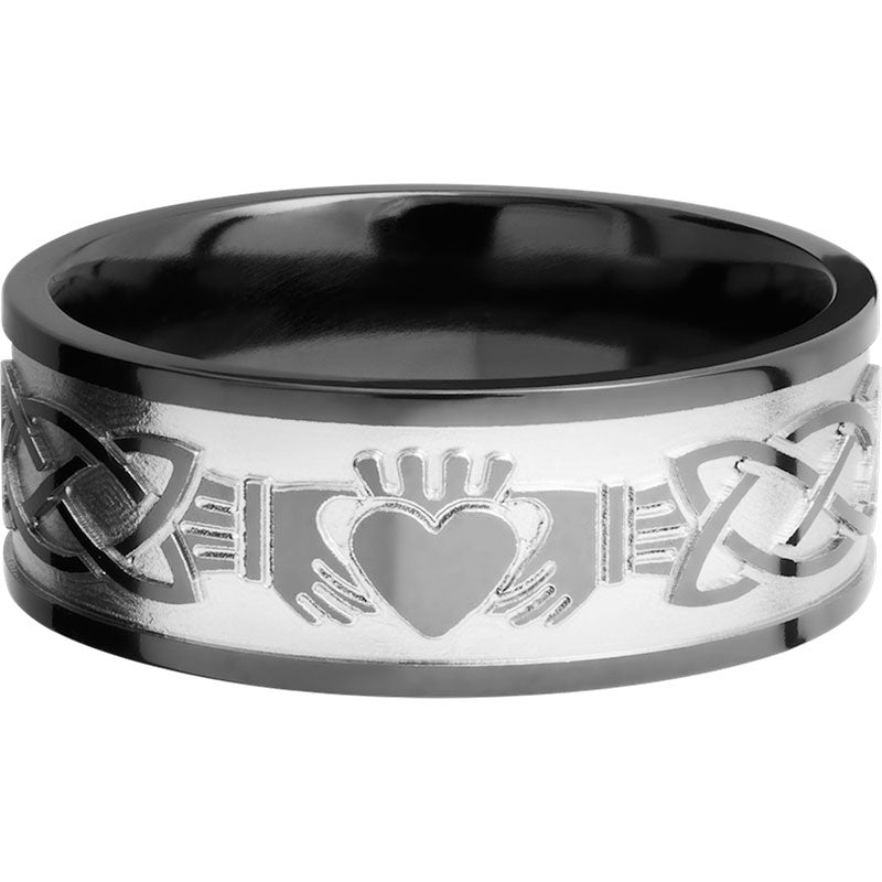 Lashbrook Black Zirconium 9mm Men's Wedding Band