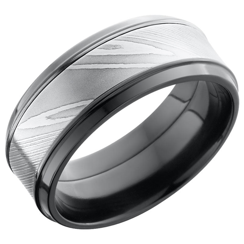 Lashbrook Black Zirconium 9mm Men's Wedding Band