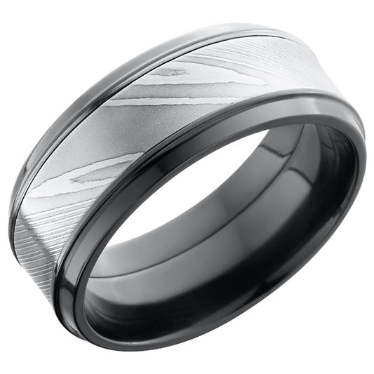 Lashbrook Black Zirconium 9mm Men's Wedding Band